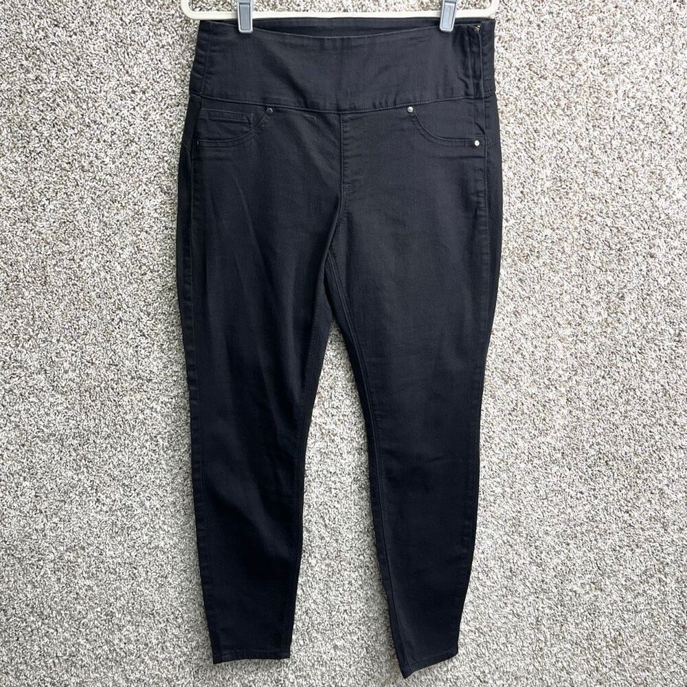 Spanx Jeggings‎ Women’s XL Alexia Black Shaping Skinny Denim Jean Leggings